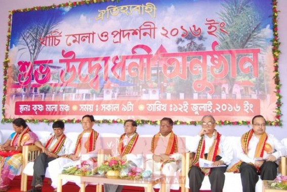 Tripura Transport Minister begs for tribal vote banks in Kharchi-2016 Tripura Transport Minister begs for tribal vote banks in Kharchi-2016
